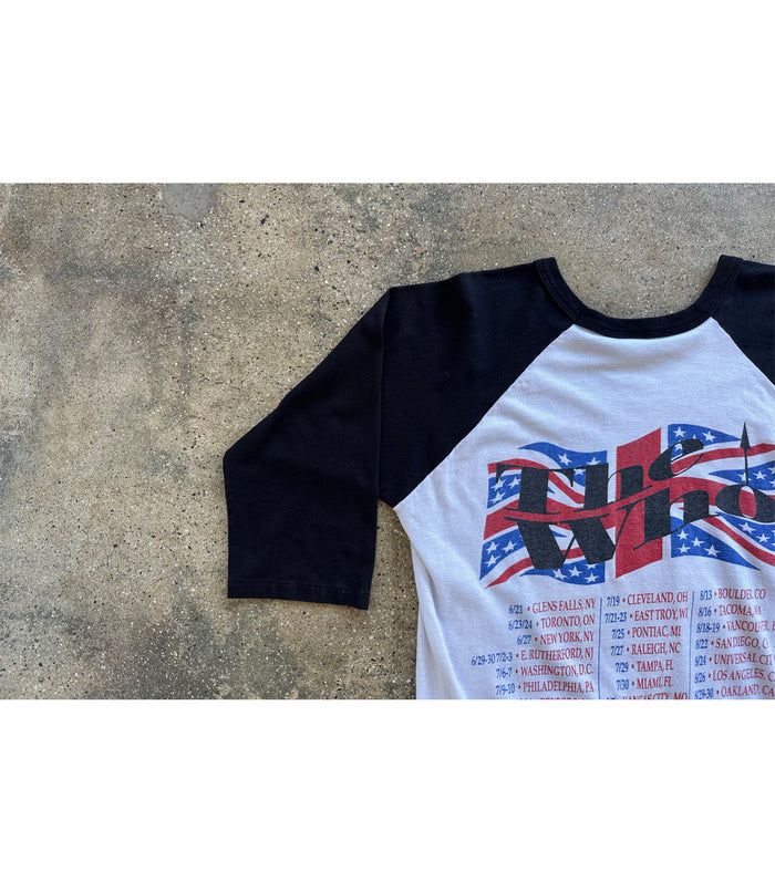 1989 Vintage The Who Baseball T-Shirt