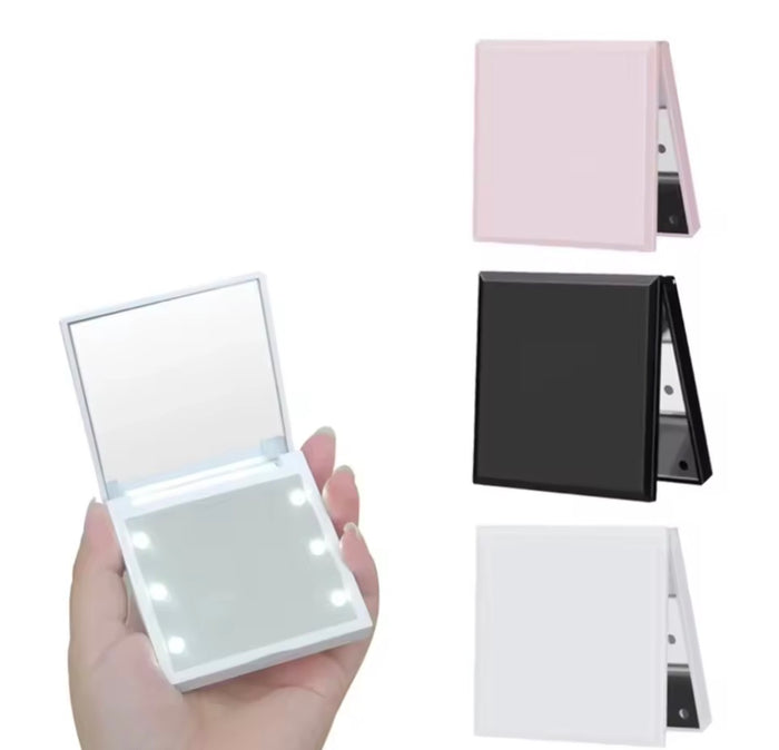 1PC 6 LED Lamps Foldable Makeup Mirror