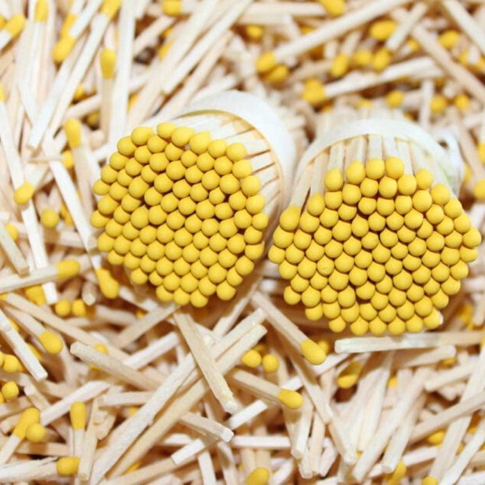 200 Pineapple Yellow Tip Matches