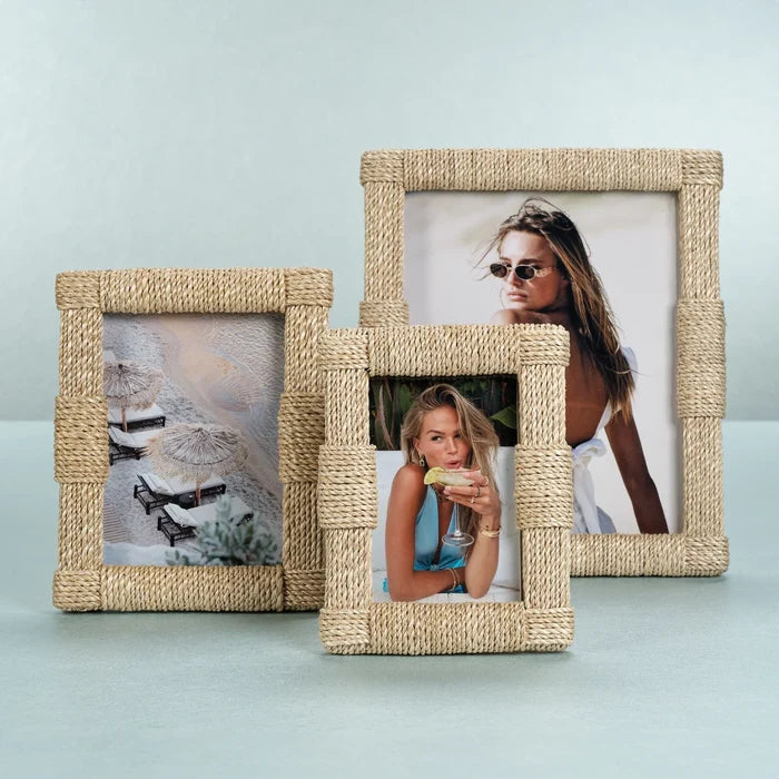 Abaca Rope Photo Frame