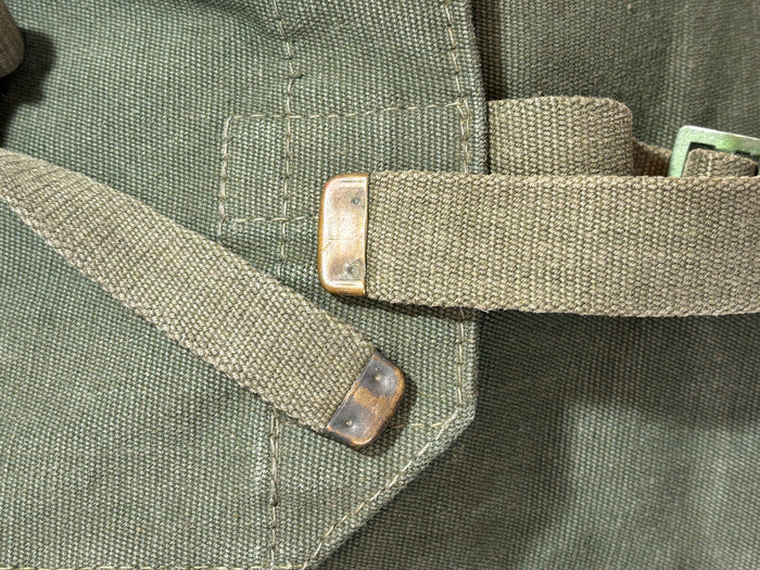 British P58 Mk.1 Field Pack – Rare 1st Issue, 12"x15.5"x5", Crimped Strap Tips, Cold War Surplus