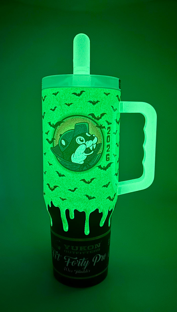 Buc-ee's 2026 Halloween Glow-In-The-Dark 40oz Fit Forty Pro