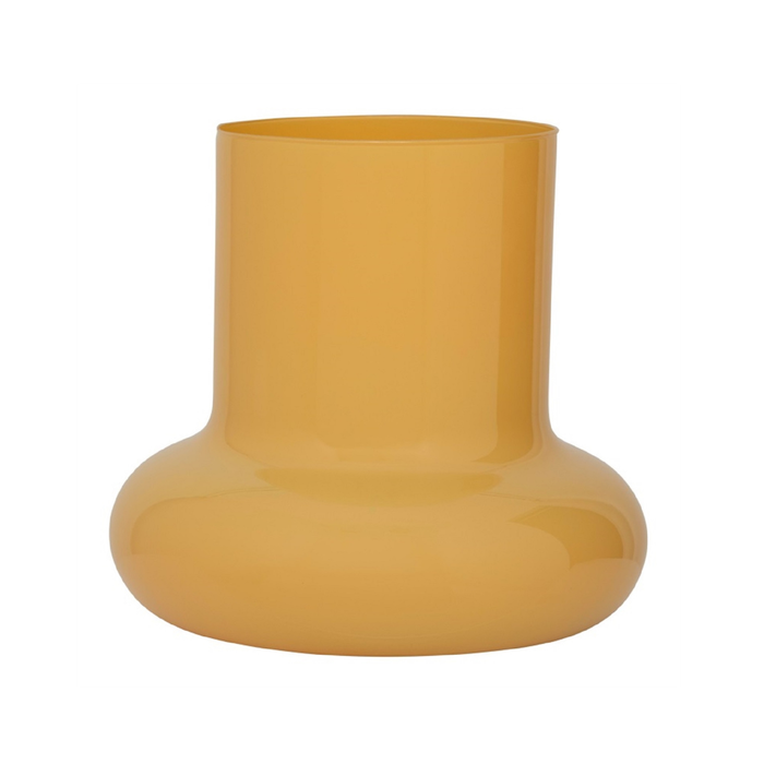 Bulbous Recycled Glass Vase