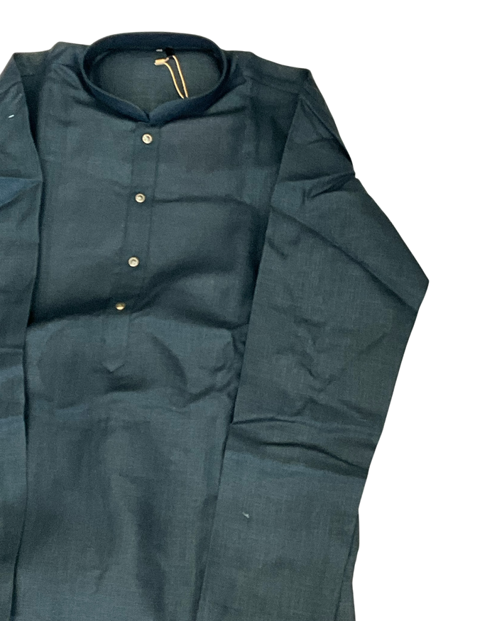 Dark Teal - Premium Linen Mens Indian Kurta set - UK Stock - Weddings / Walimas , Sangeet, Diwali, Eid, Mehndi / Henna - VEE1365 KP