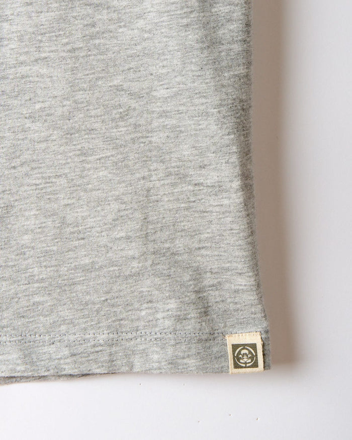 Essential Recycled Kids Short Sleeve T-Shirt in Grey
