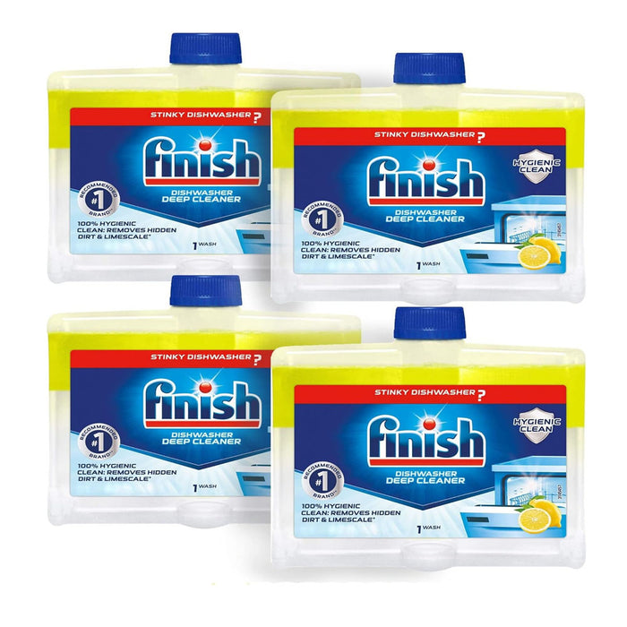 Finish Lemon Dishwasher Deep Cleaner - Pack of 2 X 250 ml - Shoppers-kart.com