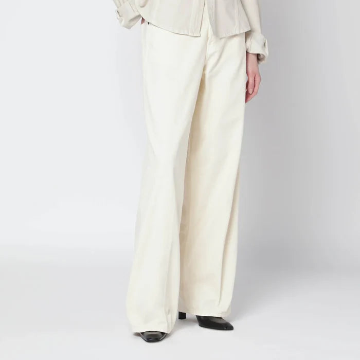 HAIKURE - Butter-coloured Bethany jeans