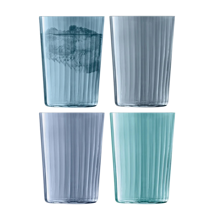 Hand Painted Glass Tumbler (Set of 4)