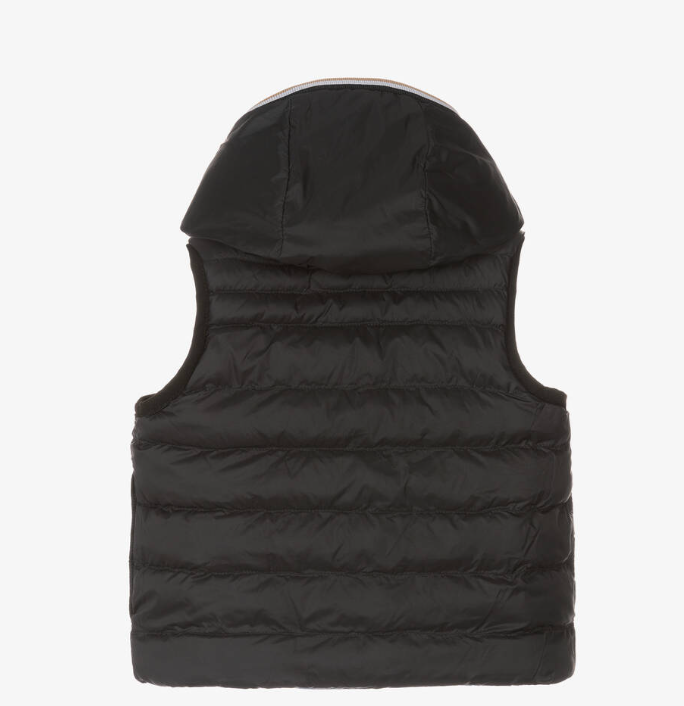 HUGO BOSS Baby Boys Blue & Black Reversible Gilet