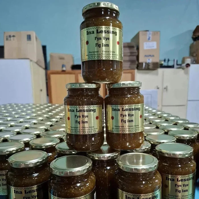 Ina Lessing Fig Smooth Jam 500g jar with rich smooth fig spread