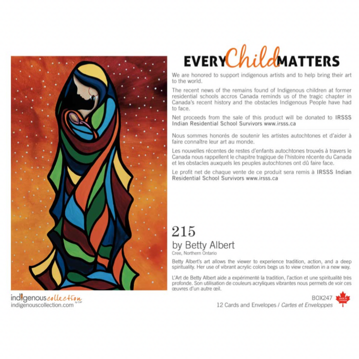INDIGENOUS COLLECTION - Betty Albert "215" Boxed Note Cards