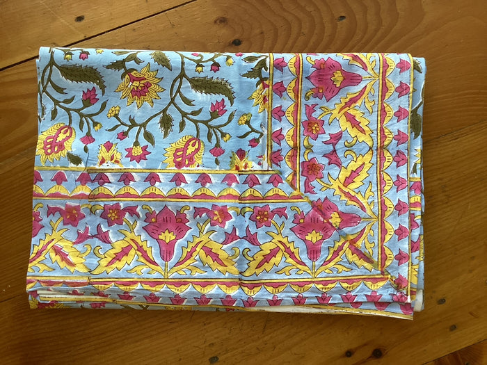 Indy Home Block Printed Tablecloths