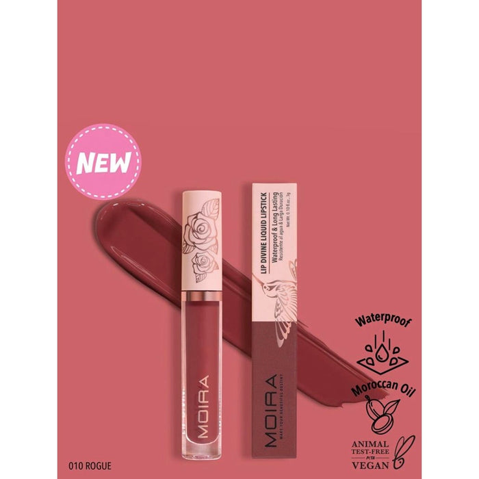 K-Care: Moira Lip Divine Liquid Lipstick *10 Rogue*Moisturizing*Korean Skincare