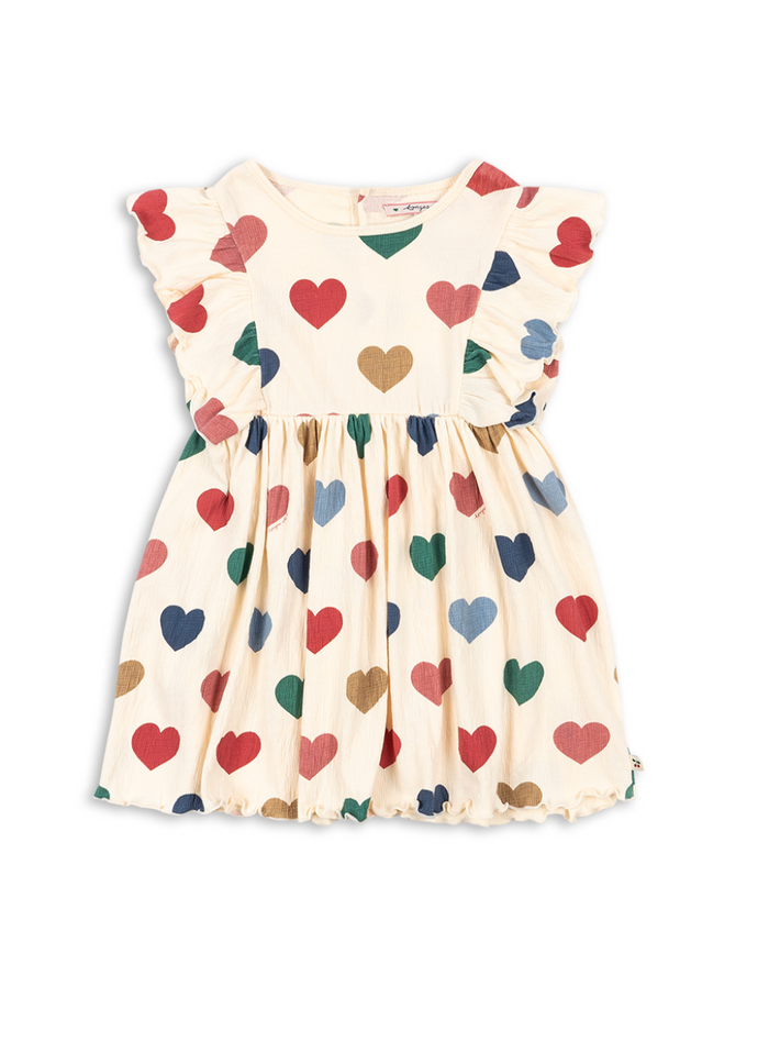 Konges Slojd Chleo Dress in Hearts