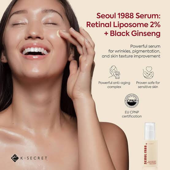 K.SECRET SEOUL 1988 Retinal serum 30 ml