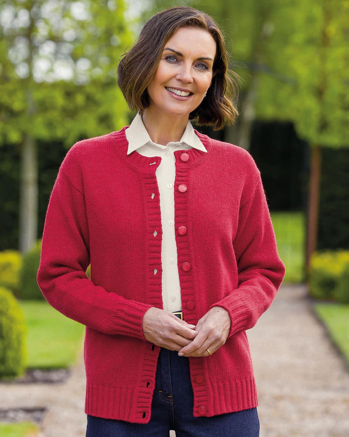 Shetland Cardigans - Poppy - Country Collection