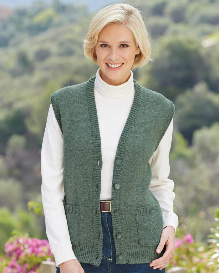 Shetland Waistcoat - Lovat - Country Collection