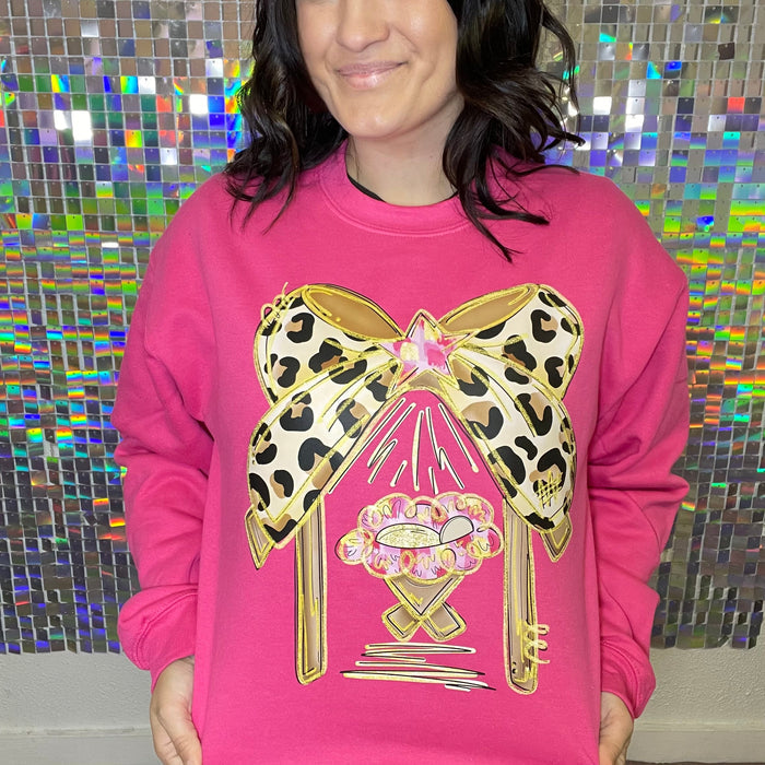 Leopard Manger Graphic Crewneck