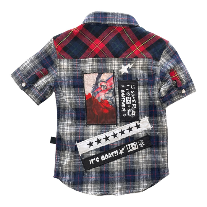 Little Kids KLEEP Premium Short Sleeve Flannel