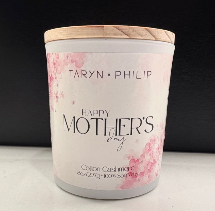 Mother's Day 8oz Candle • Cotton Cashmere