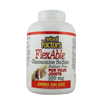 Natural Factors: FlexAble® Glucosamine Sulfate 500 mg