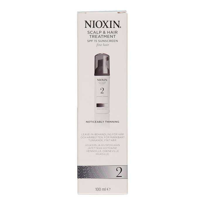 Nioxin System 2 Scalp & Hair Treatment Spf 15 For Fine Hair 100 ML - authentic fragrance from Brands Warehouse Canada