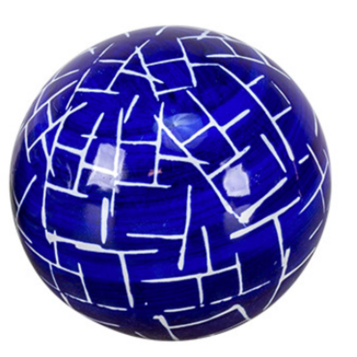 4"dia / Blue/White VIIII