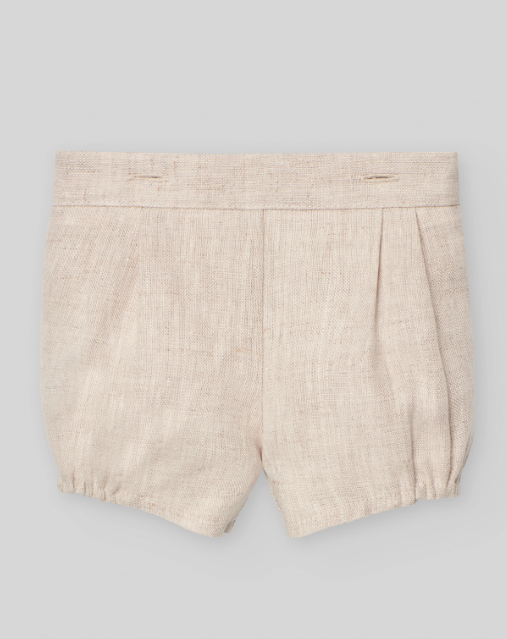 PAZ RODRIGUEZ BABY LINEN SHORTS AND SHIRT SET