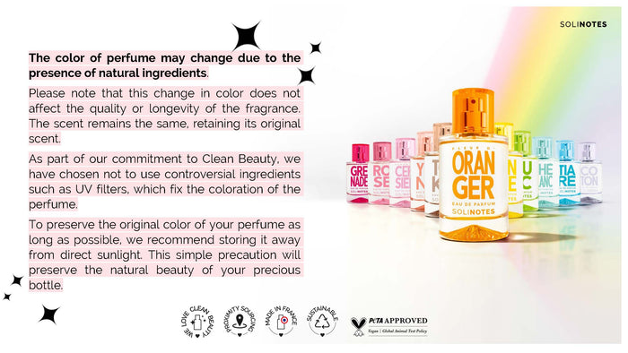 Rainbow Edition Cherry Blossom Perfume 1.7 Oz - Clean Beauty