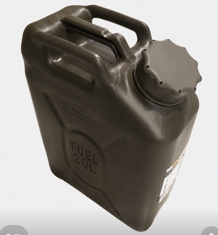Scepter Genuine 5 Gallon Jerry POL Can / 20 L Olive Drab Military Fuel Can (MFC) - *Vintage*