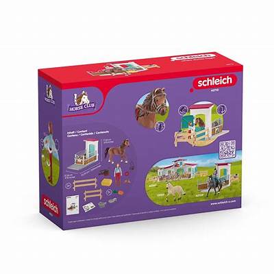 Schleich Horse Club Horse Box w/ Hannah & Cayenne