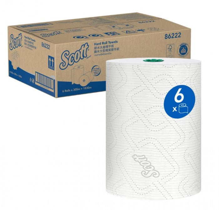 Scott 86222 Printed Hard Roll Paper Towel 305m