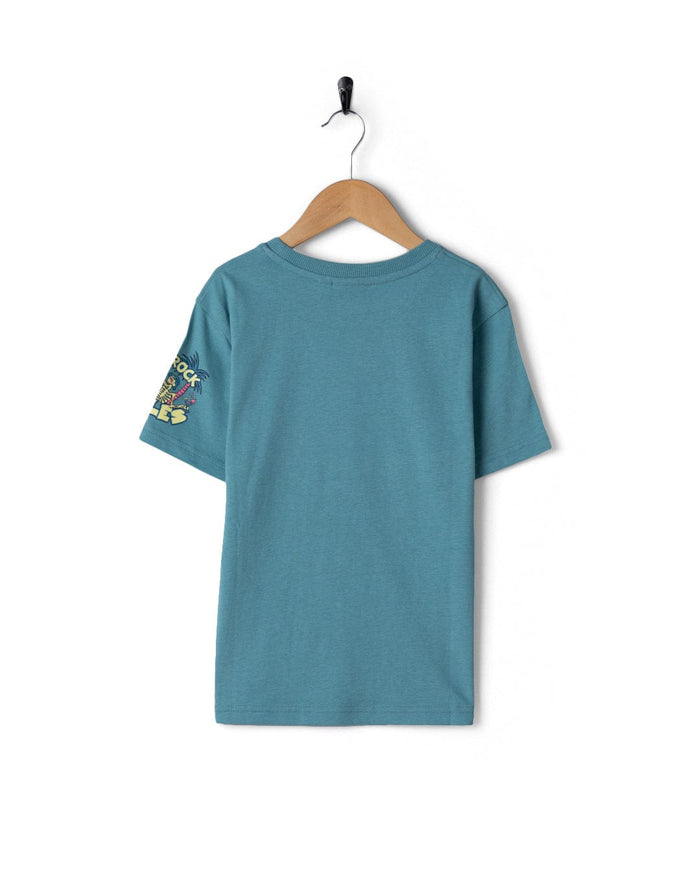 Sip “N”Dip Wales Kids Short Sleeve T-Shirt in Blue