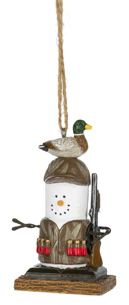 Smores Duck Hunter Ornament