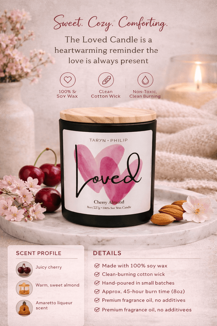 Taryn x Philip "Loved" Scented Candle