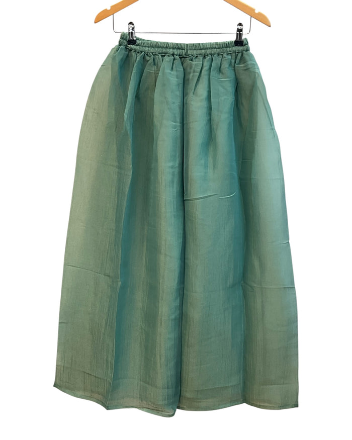 UK 12 / 38" - Sea Green - Ladies Sharara / Palazzo Trousers Suit - UK Stock - Sangeet / Henna / Weddings - DIL13113 TT