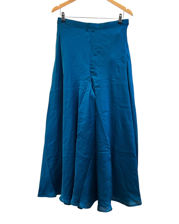 UK 12 / 38" - Turquoise Blue - Ladies Sharara / Palazzo Trousers Suit - UK Stock - Sangeet / Henna / Weddings - DIL9426 TA