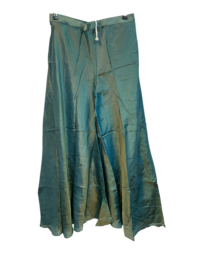 UK 16 / 42" - Teal Green - Ladies Sharara / Palazzo Trousers Suit - UK Stock - Sangeet / Henna / Weddings - OC7302 VC