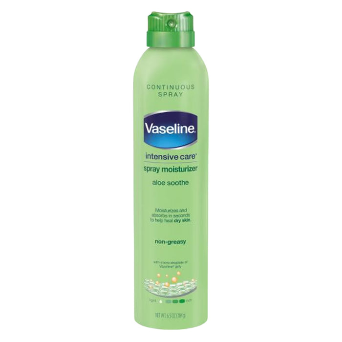 Vaseline Aloe Soothe Spray Moisturizer 6.5 oz - 6 Pack
