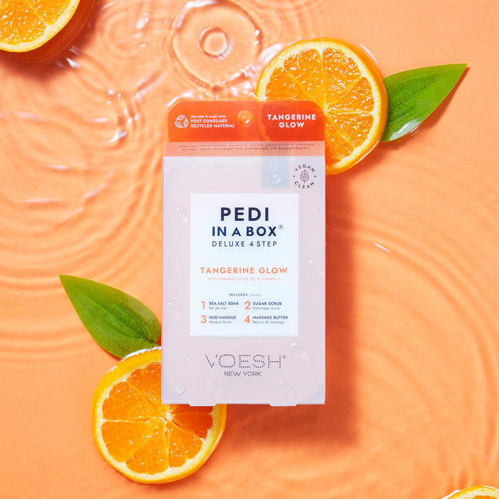 Voesh Deluxe 4 Step Pedi-in-a-Box Tangerine Twist
