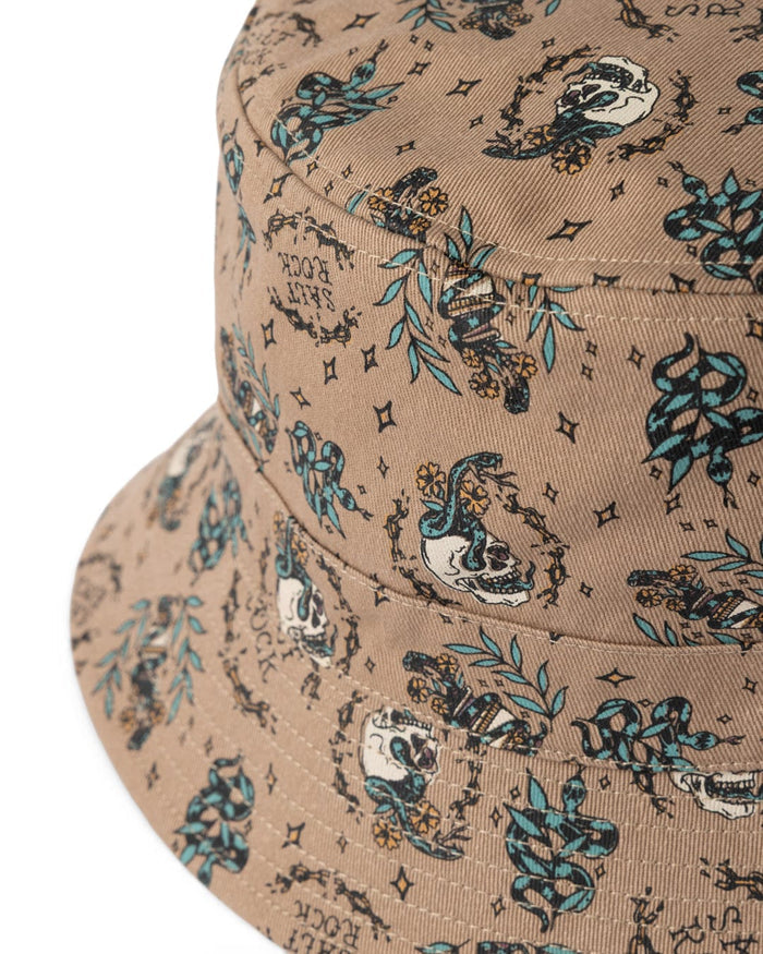 Yesterday's Youth Bucket Hat in Beige