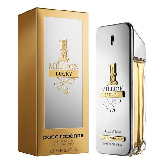 1 Million Lucky by Paco Rabanne for Men 3.4 oz EDT Spray