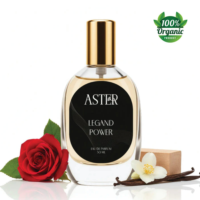 100% Organic Legend Power EDP for Men 30ml bottle