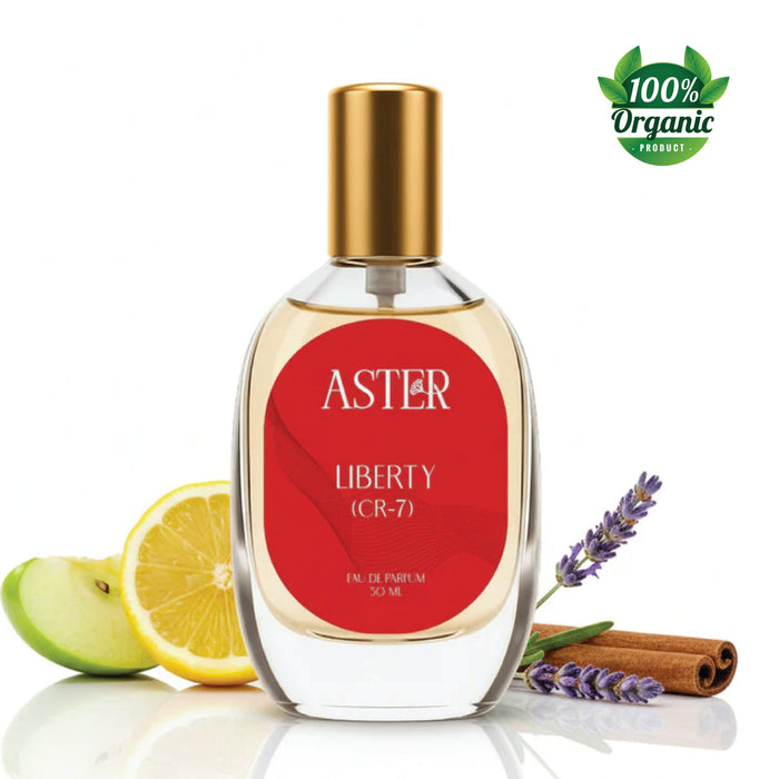 Bottle of 100% Organic Liberty CR 7 for Men 30ml