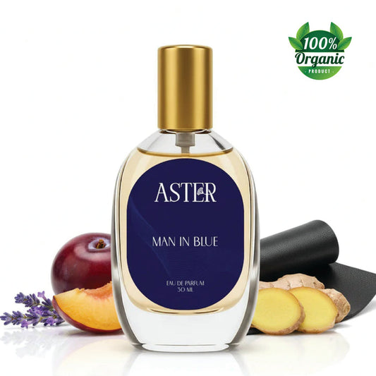 Man In Blue 30ml organic cologne bottle for men