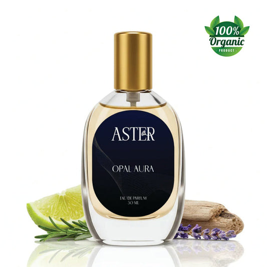100% Organic Opal Aura EDP for Men 30ml bottle