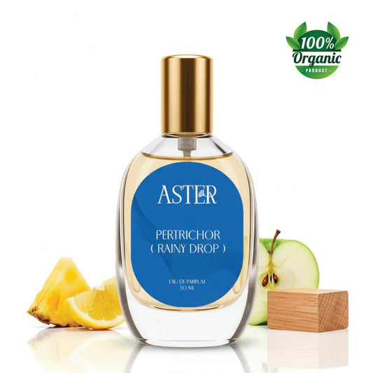Men's 30ml organic petrichor fragrance bottle