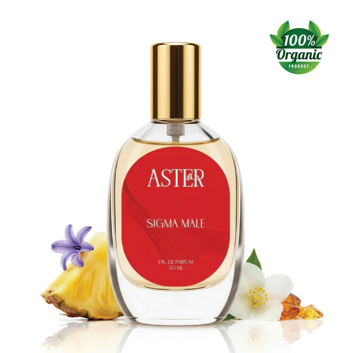 Bottle of 100% Organic Sigma Male for Men 30ml