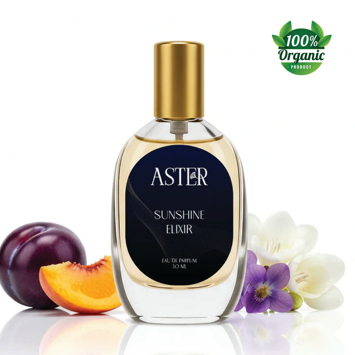 Bottle of 100% Organic Sunshine Elixir EDP for Men, 30ml