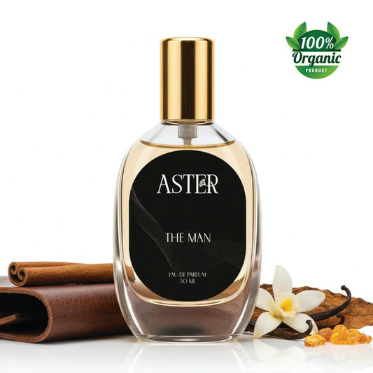 100% Organic The Man for Men 30ml bottle with dropper